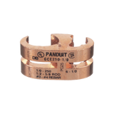 Conector de Conexión a Tierra tipo "E" para Conductor 1/0 AWG STR – 250 KCMIL MAIN y 6 AWG SOL – 1/0 AWG STR TAP GCE250-1/0-Q - SILYMX