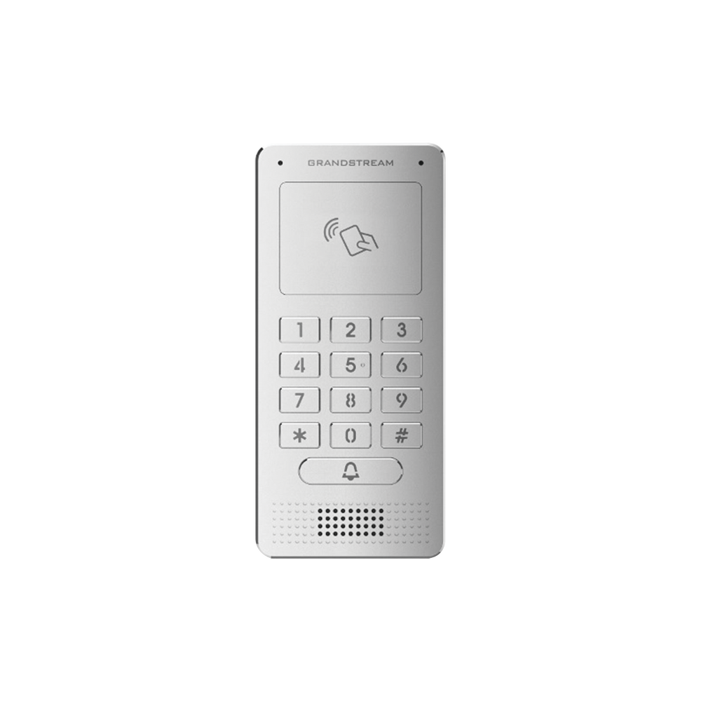 Audioportero IP SIP Antivandálico apertura por código llamada y/o tarjeta teclado iluminado GDS-3705 - SILYMX