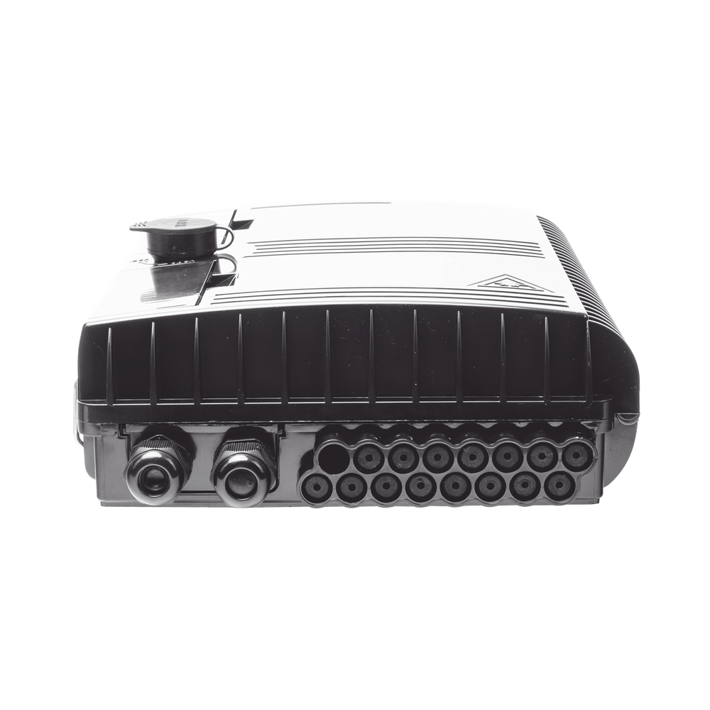 Cierre de Empalme para 24 fusiones de fibra óptica Interior/Exterior con 16 acopladores SC/APC  splitter 1x16 SC/APC Incluido IP65 - SILYMX