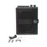 Cierre de Empalme para 24 fusiones de fibra óptica Interior/Exterior con 16 acopladores SC/APC  splitter 1x16 SC/APC Incluido IP65 - SILYMX