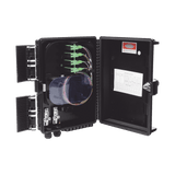 Cierre de Empalme para 24 fusiones de fibra óptica Interior/Exterior con 16 acopladores SC/APC  splitter 1x16 SC/APC Incluido IP65 - SILYMX