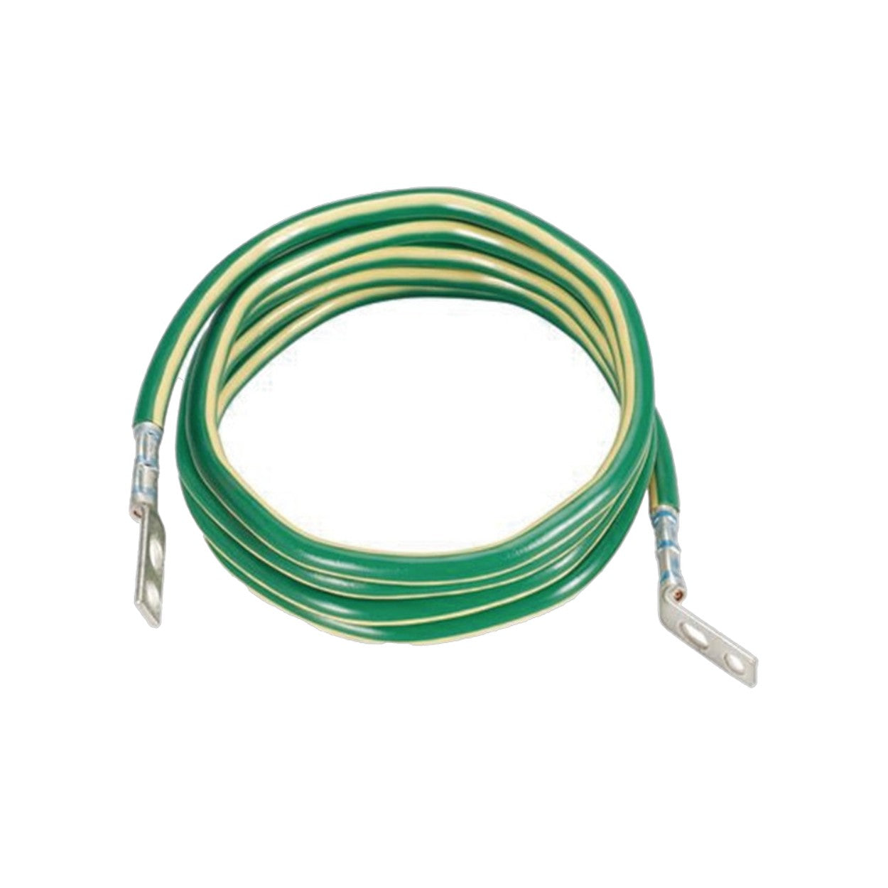 Jumper para Aterrizar Equipos 6 AWG con Terminal Doblada a 45 Grados Para Conexión a Tierra y Terminal Recta GJ696UH - SILYMX