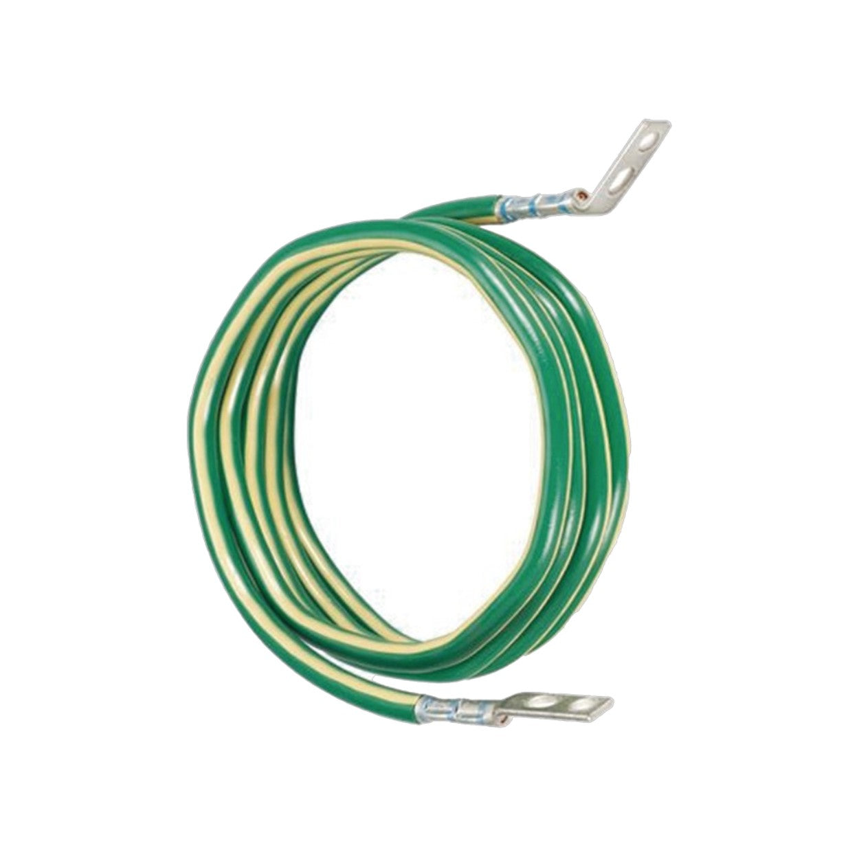 Jumper para Aterrizar Equipos 6 AWG con Terminal Doblada a 45 Grados Para Conexión a Tierra y Terminal Recta GJ696UH - SILYMX