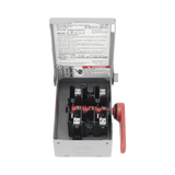 Centros de Carga e InterruptoresSIEMENSGNF221AInterruptor de seguridad cerrado de doble ruptura. Interruptor de serie A 2 polos 2 hilos sin fusible uso general. - SILYMX