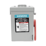 Centros de Carga e InterruptoresSIEMENSGNF221RAInterruptor de seguridad cerrado de doble ruptura. Interruptor de serie A 2 polos 2 hilos sin fusible uso general. Nema 3R - SILYMX