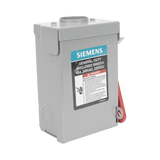 Centros de Carga e InterruptoresSIEMENSGNF221RAInterruptor de seguridad cerrado de doble ruptura. Interruptor de serie A 2 polos 2 hilos sin fusible uso general. Nema 3R - SILYMX
