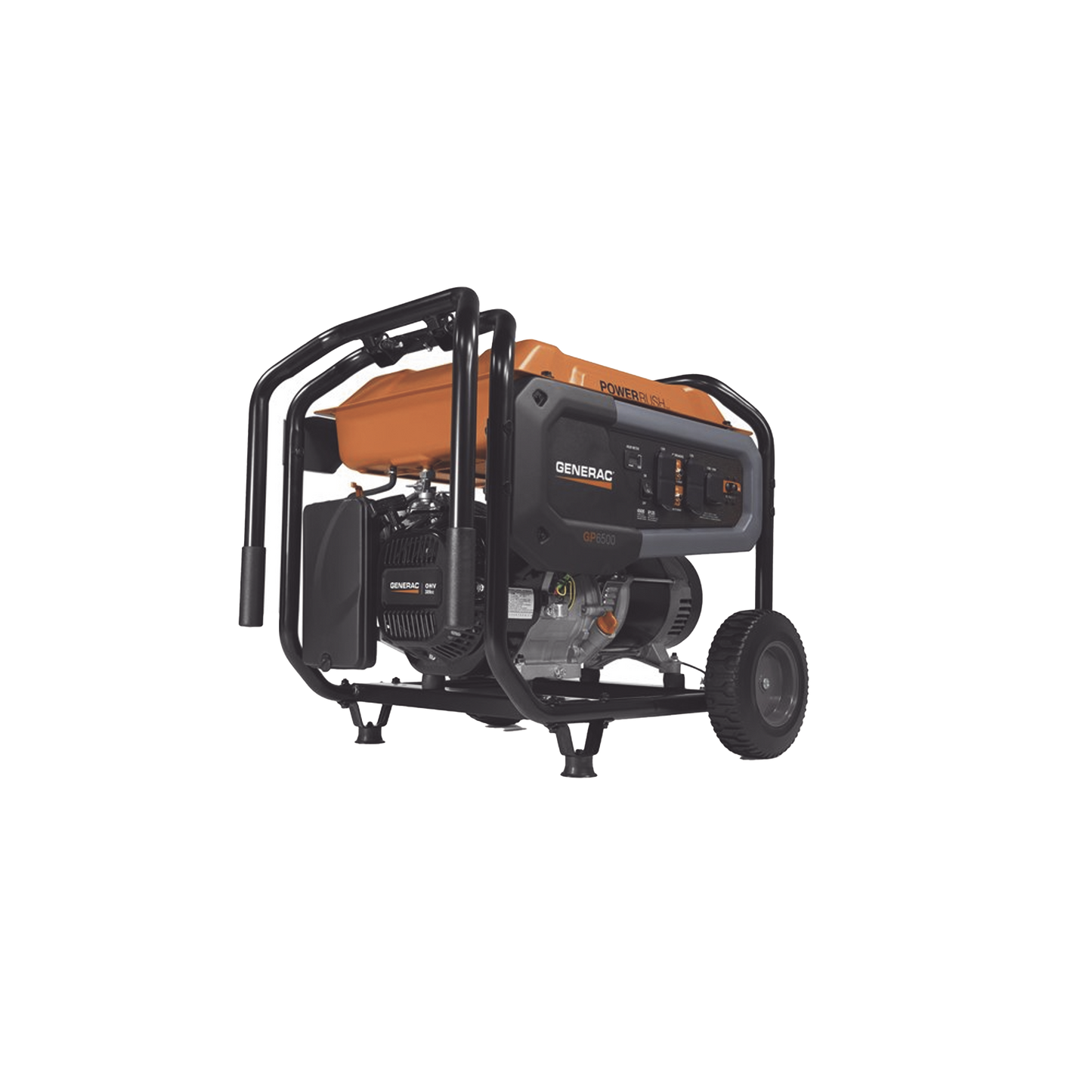 Generador Inversor Portátil a Gasolina, 6.5 kW, 120/240Vca , Arranque Manual GENERAC GP6500 - SILYMX