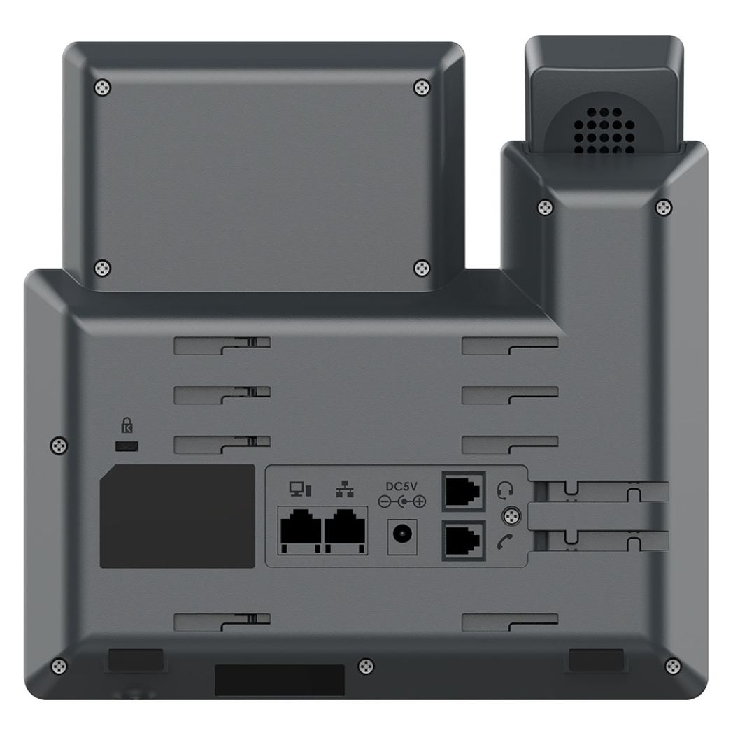 Teléfono IP de 3 líneas con 6 cuentas SIP conferencia de 5 vías GDMS Gigabit con Poe pero NO incluye su fuente de alimentación GRP2604P - SILYMX