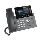 Teléfono IP Wi-Fi Grado Operador 10 líneas SIP con 5 cuentas pantalla a color 4.3" puertos Gigabit Bluetooth PoE codec Opus IPV4/IPV6 con gestión en la nube GDMS GRP-2615 - SILYMX