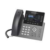 Teléfono IP Wi-Fi Grado Operador 10 líneas SIP con 5 cuentas pantalla a color 4.3" puertos Gigabit Bluetooth PoE codec Opus IPV4/IPV6 con gestión en la nube GDMS GRP-2615 - SILYMX