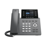 Teléfono IP Wi-Fi Grado Operador 8 líneas SIP con 4 cuentas pantalla a color 2.8" puertos Gigabit Bluetooth PoE codec Opus IPV4/IPV6 con gestión en la nube GDMS GRP2624 - SILYMX