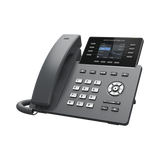 Teléfono IP Wi-Fi Grado Operador 8 líneas SIP con 4 cuentas pantalla a color 2.8" puertos Gigabit Bluetooth PoE codec Opus IPV4/IPV6 con gestión en la nube GDMS GRP2624 - SILYMX