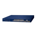 Switches PoEPLANETGS-4210-16P4CSwitch Administrable Capa 2 16 Puertos Gigabit PoE+ 240W 4 SFP PLANET GS - 4210 - 16P4C - SILYMX