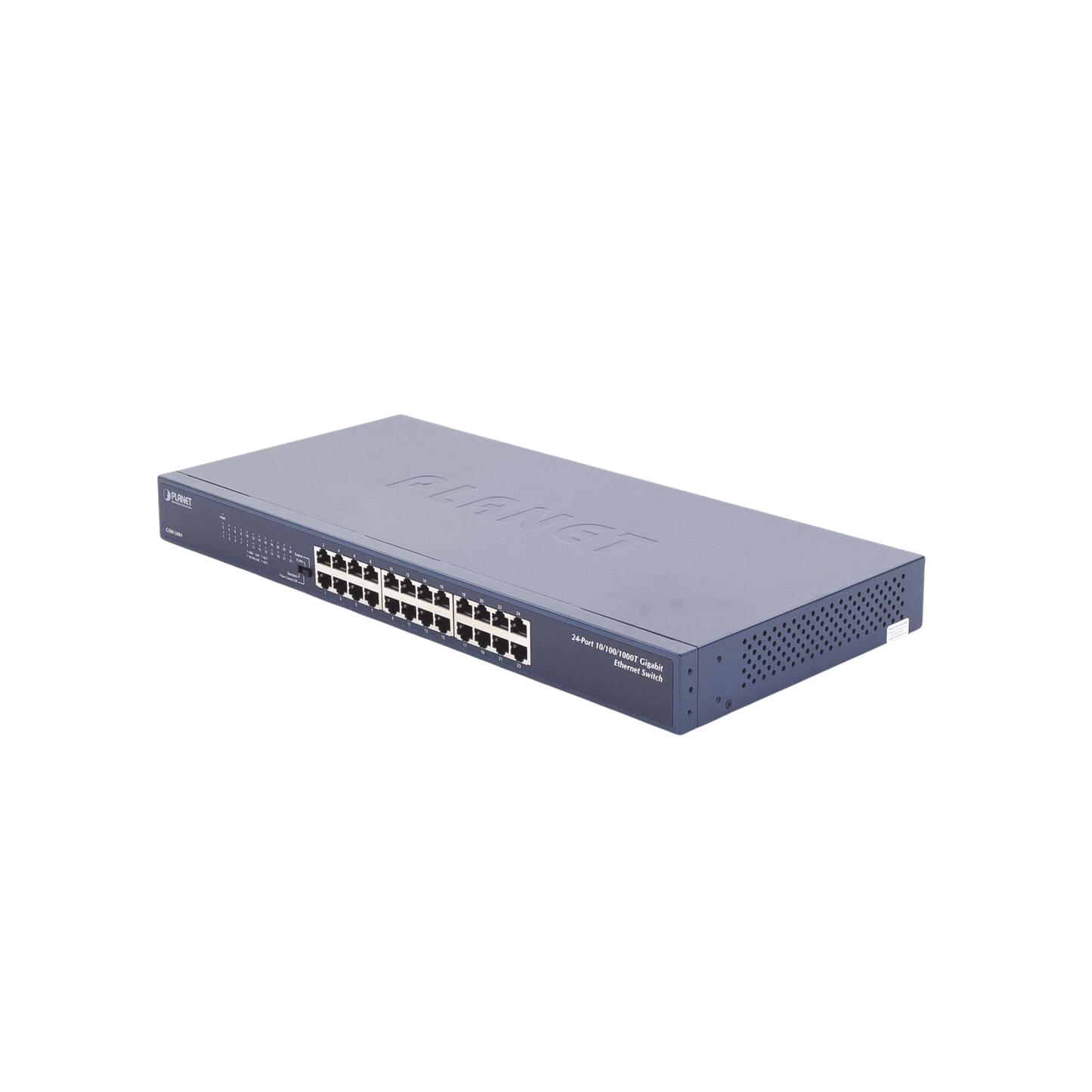 Switch No Administrable PLANET 24 Puertos Gigabit con Modo Extendido 200m 1U | GSW-2401 - SILYMX