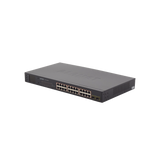 Switch PoE de 24 Puertos Gigabit 802.3af/at con Modo Extendido 250 m 2 Puertos SFP 1000SX Pantalla LCD para Configuración Básica Hasta 300 W para PoE GSW-2620VHP - SILYMX