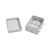 Caja de derivación de PVC Auto-extinguible 10 entradas tapa atornillada 150x110x70 MM Para Exterior (IP55) - SILYMX