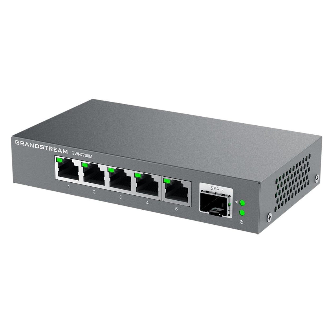 Switch No Administrable 5 Puertos Rj45 Y 1 Sfp+ Para Fibra GWN7700M - SILYMX