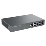 Switch PoE No Administrable 16 x GigaEth 8 Puertos con PoE 802.3 af/at 138w GWN7702P - SILYMX