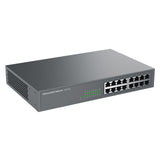 Switch No Administrable 16 puertos Giga Ethernet gabinete metálico para escritorio o rack GWN7702 - SILYMX