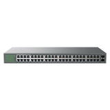 Switch No Administrable 48 puertos Giga Ethernet Gabinete metálico escritorio o rack GWN7706 - SILYMX