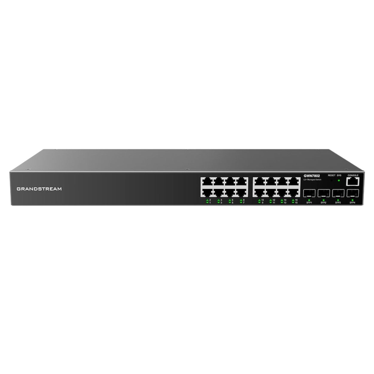 Switch Gigabit Ethernet 16 Puertos Poe+ 4 Puerto Sfp Uplink GWN7802P - SILYMX