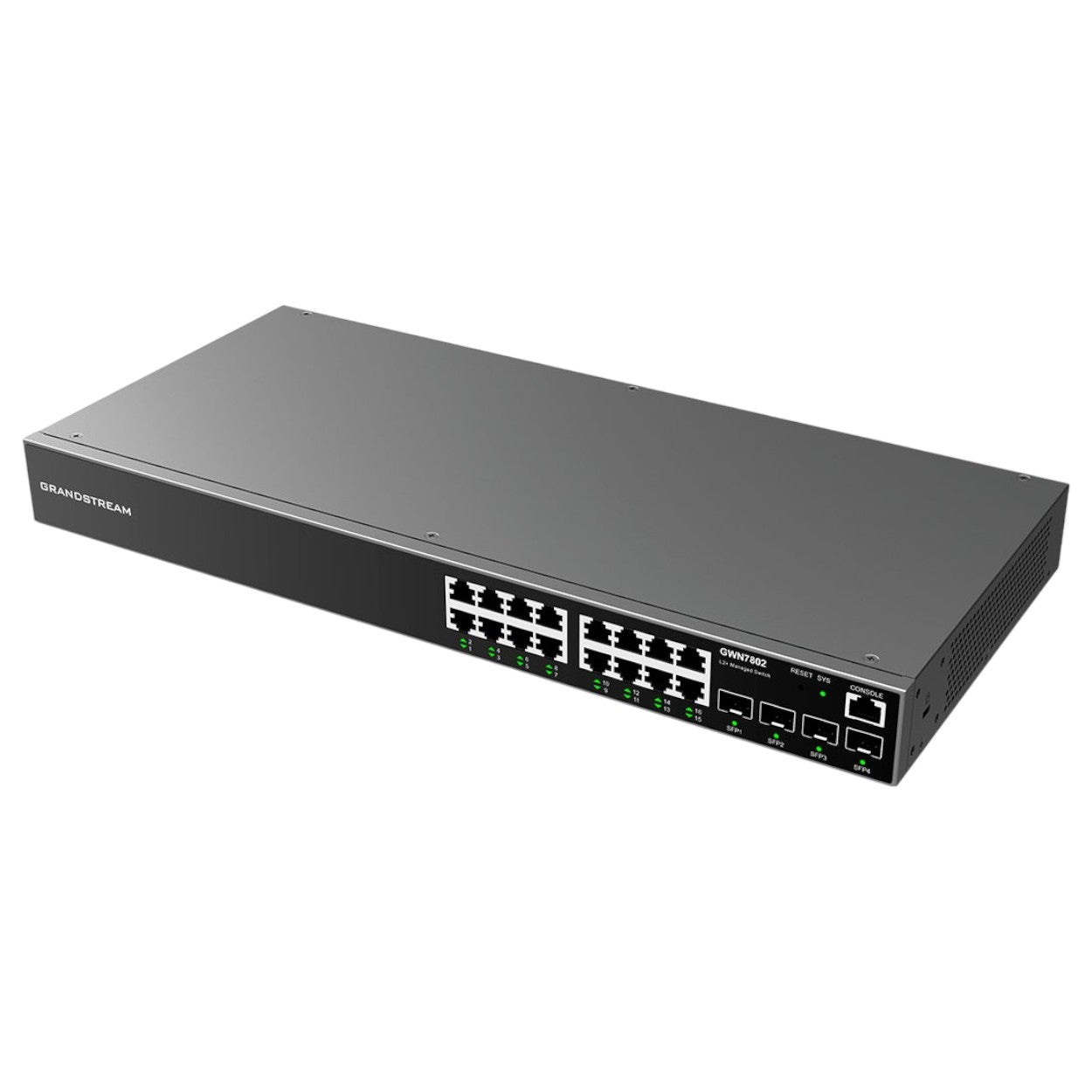 Switch Gigabit Ethernet 16 Puertos 40 Gbit/s Administrable GWN7802 - SILYMX