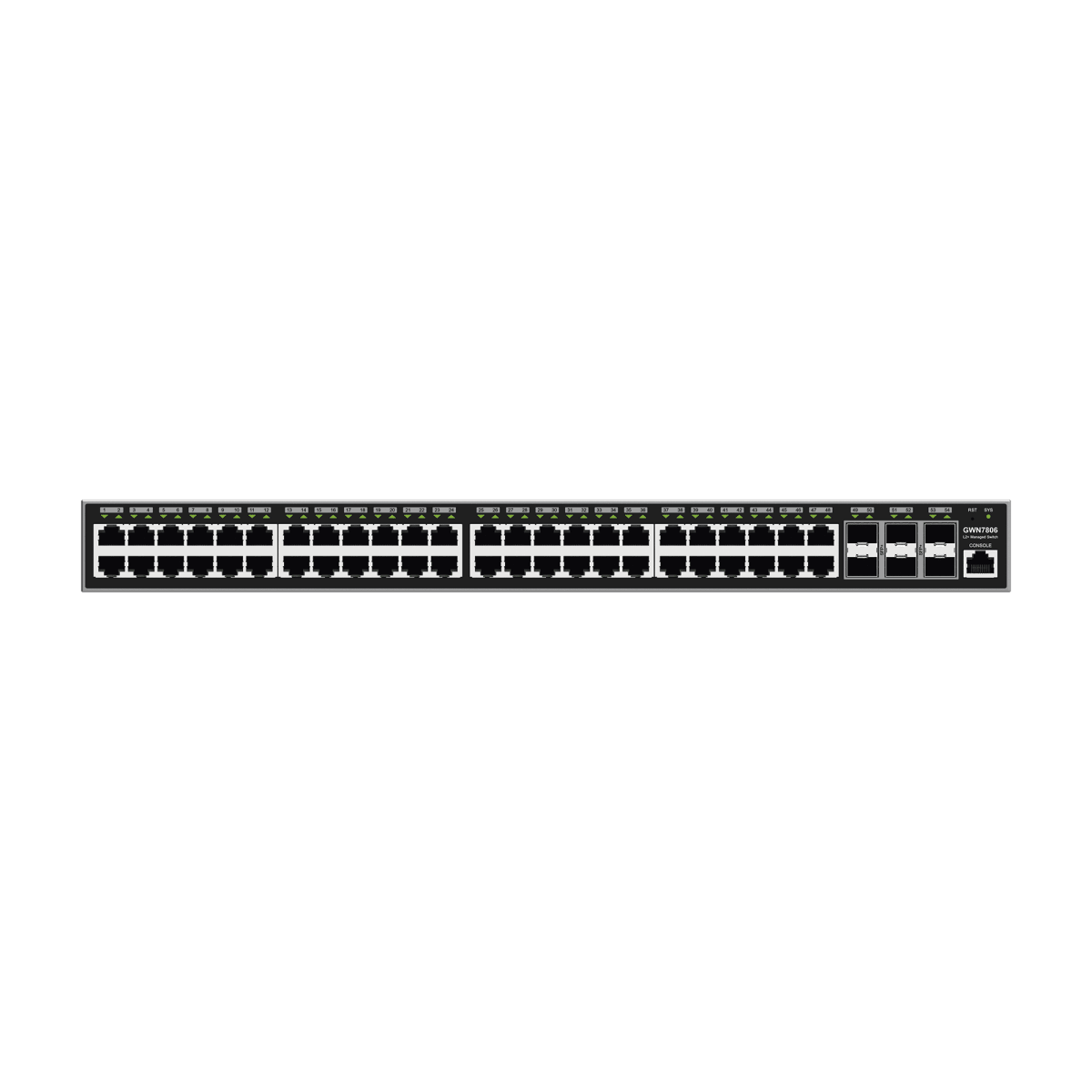 SwitchesGRANDSTREAMGWN7806Switch Administrable 48 Puertos Gigabit + 6 SFP+ 10GbE GWN Cloud Grandstream GWN7806 - SILYMX