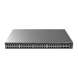 Switch Gigabit PoE+ Administrable / 48 puertos 10/100/1000 Mbps + 6 Puertos SFP+ / Hasta 400W / Compatible con GWN Cloud GWN7806P - SILYMX