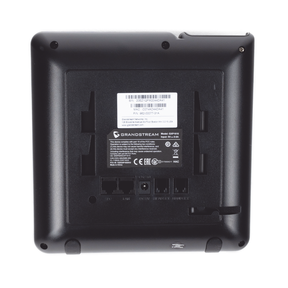 Telefono IP 1 Linea Pantalla LCD 3 Teclas XML GXP-1610 GXP-1610 - SILYMX