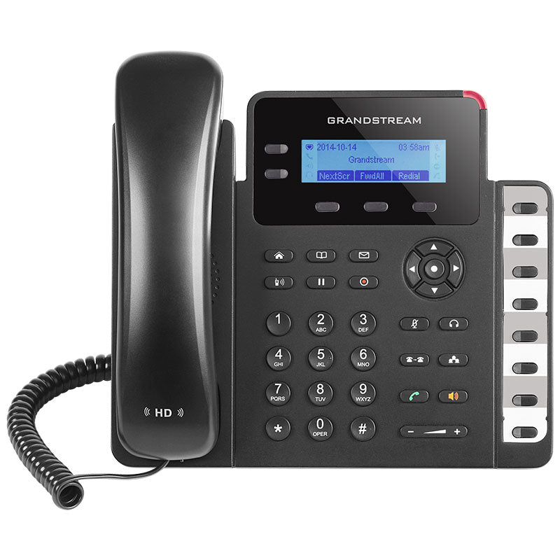 Teléfono IP HD 2 SIP/Líneas PoE 8 Teclas BLF GigaEth GXP1628 - SILYMX