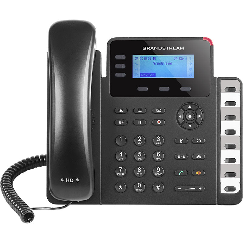 Teléfono IP HD 3 SIP Líneas PoE 8 Teclas BLF GigaEth GXP1630 - SILYMX