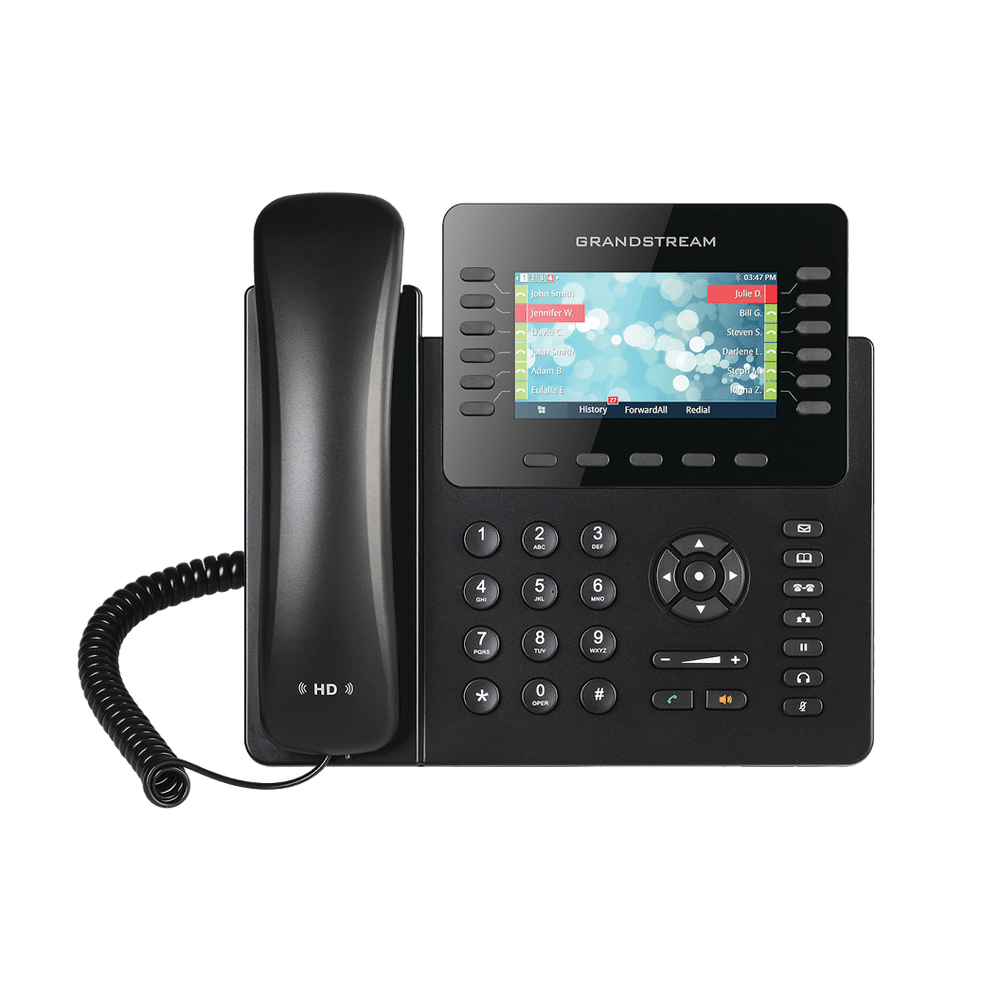 Teléfono IP empresarial de 12 Líneas con 5 teclas de función y conferencia de 4 vías PoE GXP-2170 - SILYMX