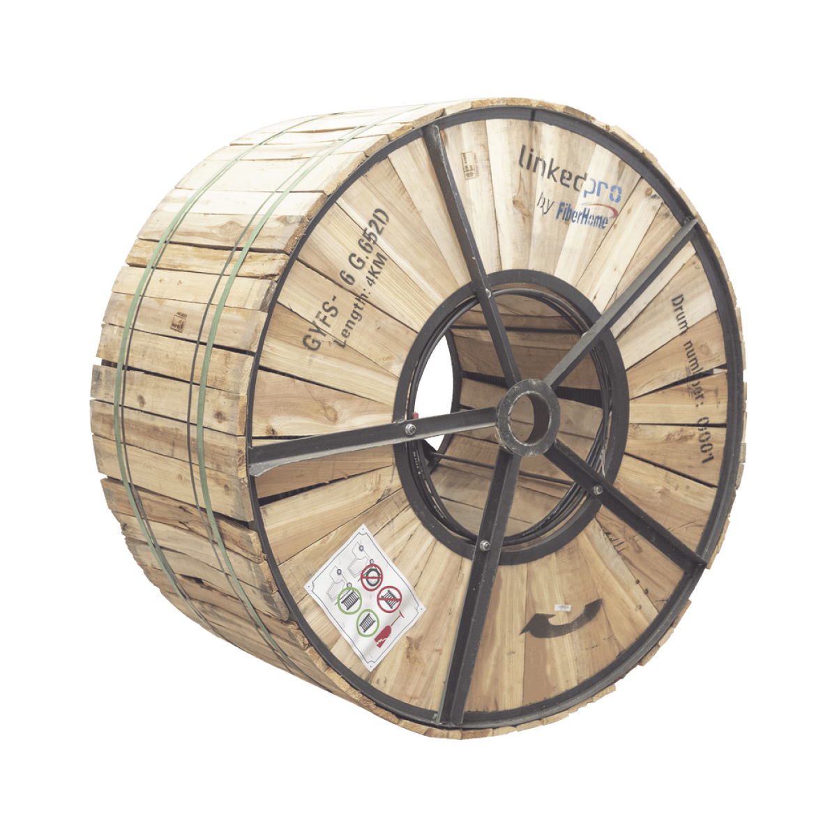 Cables Fibra OpticaLINKEDPRO BY FIBERHOMEGYFS-06C/4KMCable Fibra Óptica OSP 6 Hilos Monomodo G.652D Armada Loose Tube Subterráneo LINKEDPRO GYFS - 06C/4KM - SILYMX