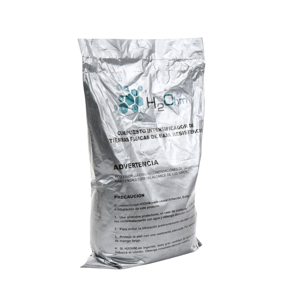 Compuesto Intensificador H2OHM TOTAL GROUND de Baja Resistencia para tierras fisicas H2O-HM - SILYMX