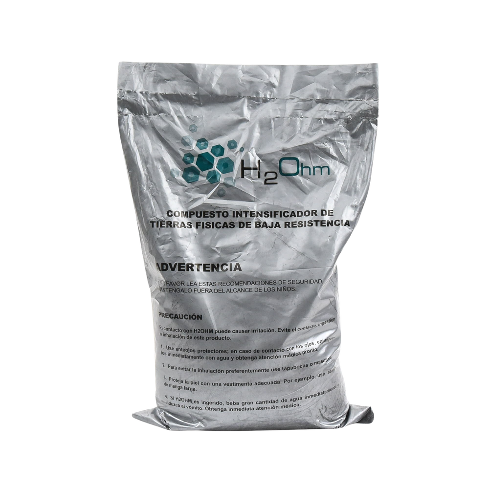 Compuesto Intensificador H2OHM TOTAL GROUND de Baja Resistencia para tierras fisicas H2O-HM - SILYMX