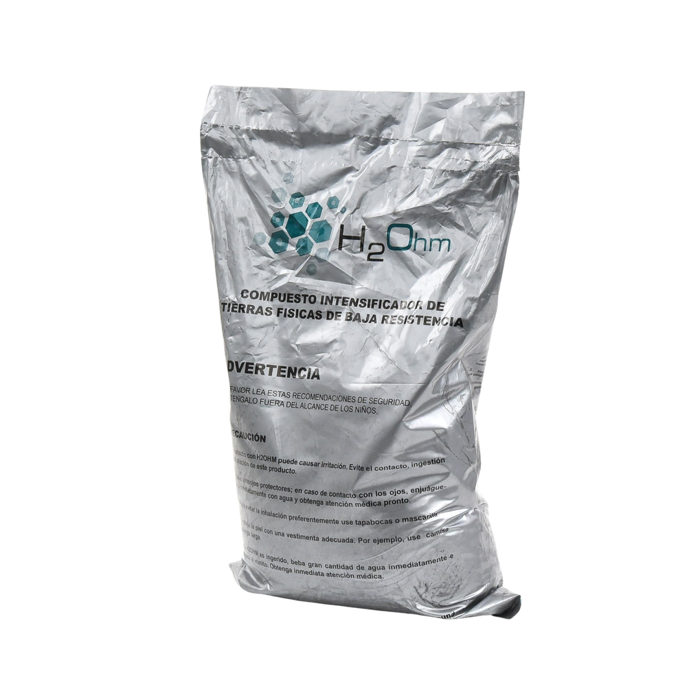 Compuesto Intensificador H2OHM TOTAL GROUND de Baja Resistencia para tierras fisicas H2O-HM - SILYMX