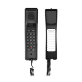 Teléfono IP profesional para Hotelería montaje en pared teclado numérico estándar Color Negro conferencia de 3 vías Opus y PoE H2U - SILYMX
