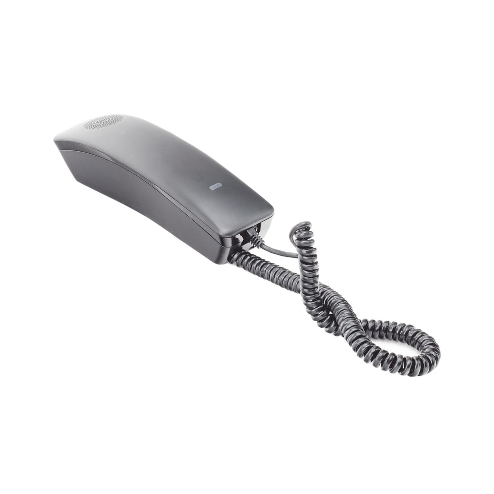 Teléfono IP profesional para Hotelería montaje en pared teclado numérico estándar Color Negro conferencia de 3 vías Opus y PoE H2U - SILYMX