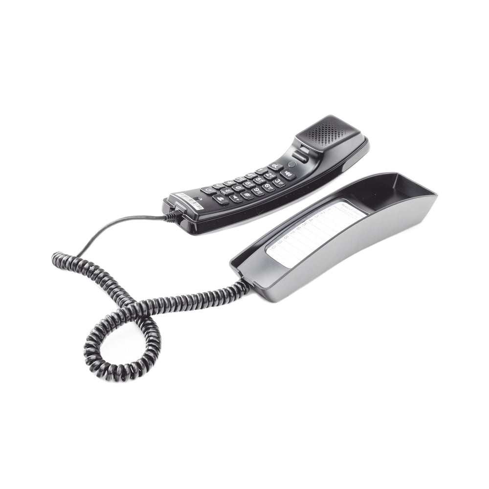 Teléfono IP profesional para Hotelería montaje en pared teclado numérico estándar Color Negro conferencia de 3 vías Opus y PoE H2U - SILYMX