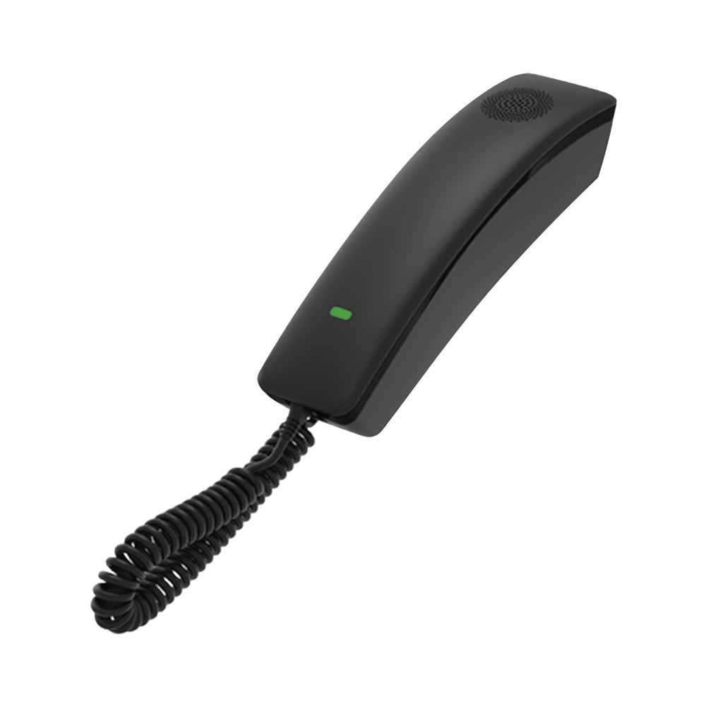 Teléfono IP profesional para Hotelería montaje en pared teclado numérico estándar Color Negro conferencia de 3 vías Opus y PoE H2U - SILYMX