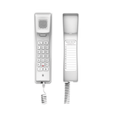 Teléfono IP profesional para Hotelería montaje en pared teclado numérico estándar Color Blanco conferencia de 3 vías Opus y PoE H2U-W - SILYMX