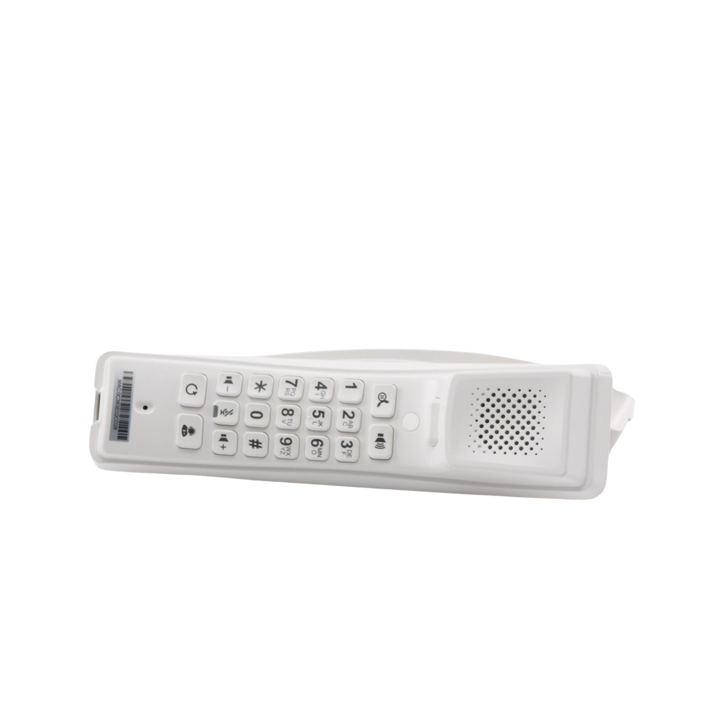 Teléfono IP profesional para Hotelería montaje en pared teclado numérico estándar Color Blanco conferencia de 3 vías Opus y PoE H2U-W - SILYMX