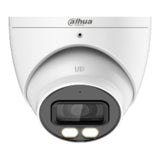 Cámara Domo de 5 Megapixeles Iluminadores Duales Inteligentes Lente de 2.8mm 106 Grados de Apertura 40 Metros de Iluminación IR y Luz Visible Super Adapt Micrófono Integrado IP67 dWDR DH-HAC-HDW1500TN-IL-A - SILYMX