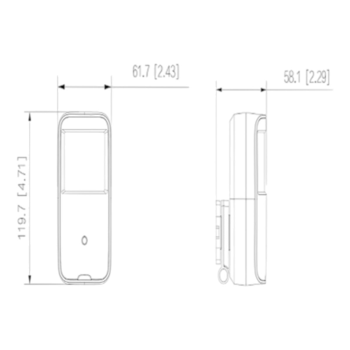 Cámara Oculta en Sensor de Movimiento 2 Megapixeles Super Adapt Lente de 2.8mm 105 Grados de Apertura IR de 10 Metros DWDR Soporta: CVI CVBS AHD TVI  DH-HAC-HUM3200AN - SILYMX