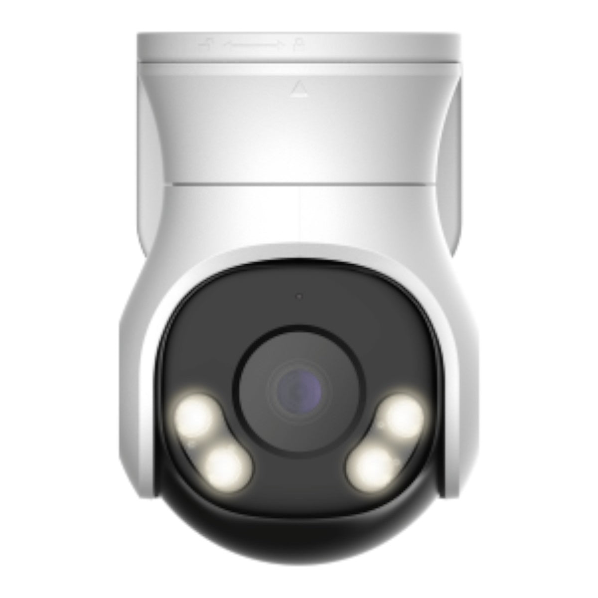 Cámara PT de 5 Megapíxeles Full Color HDCVI lente de 2.8 mm visión nocturna de 40 m con LEDs micrófono integrado y un amplio ángulo de 106° con IP66 y Super Adapt DH-HAC-PT1509AN-A-LED - SILYMX