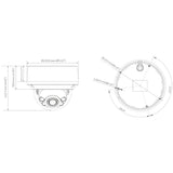 Cámara Domo Ip 8 Megapíxel Con Lente Mot. 2.7 A 13.5 Mm HC35W48R2 - SILYMX