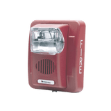 Sirena Estrobo12/24 Vcd Multi Candela Montaje En Pared Color Rojo Serie HE 0500-06020 HEC3-24WR - SILYMX