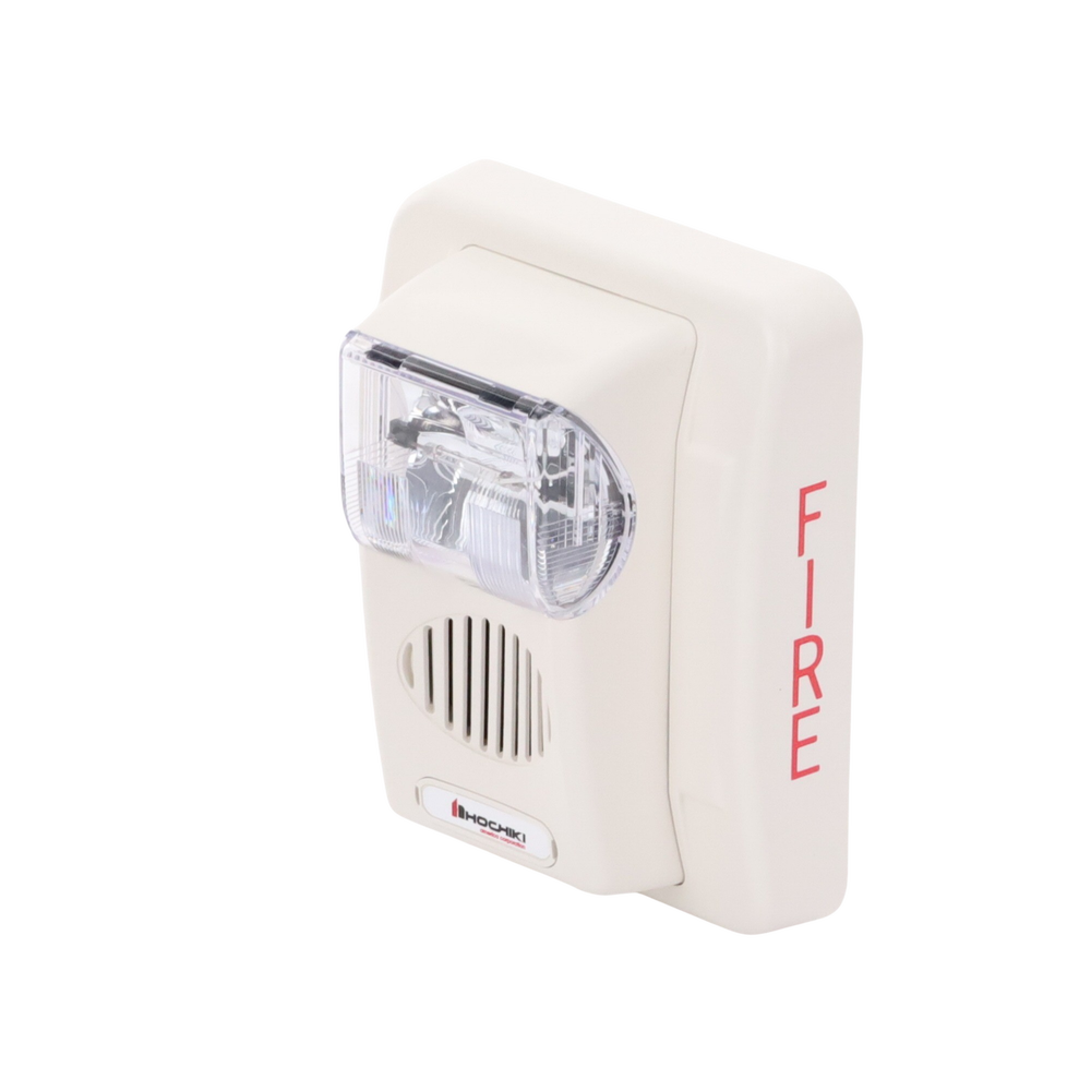 Sirena Estrobo 12/24 Vcd Multi Candela Montaje En Pared Color Blanco Serie HE 0500-06030 HEC3-24WW - SILYMX