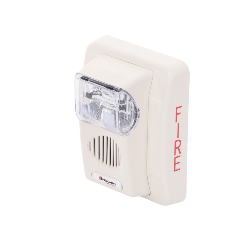 Sirena Estrobo 12/24 Vcd Multi Candela Montaje En Pared Color Blanco Serie HE 0500-06030 HEC3-24WW - SILYMX