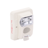 Sirena Estrobo 12/24 Vcd Multi Candela Montaje En Pared Color Blanco Serie HE 0500-06030 HEC3-24WW - SILYMX